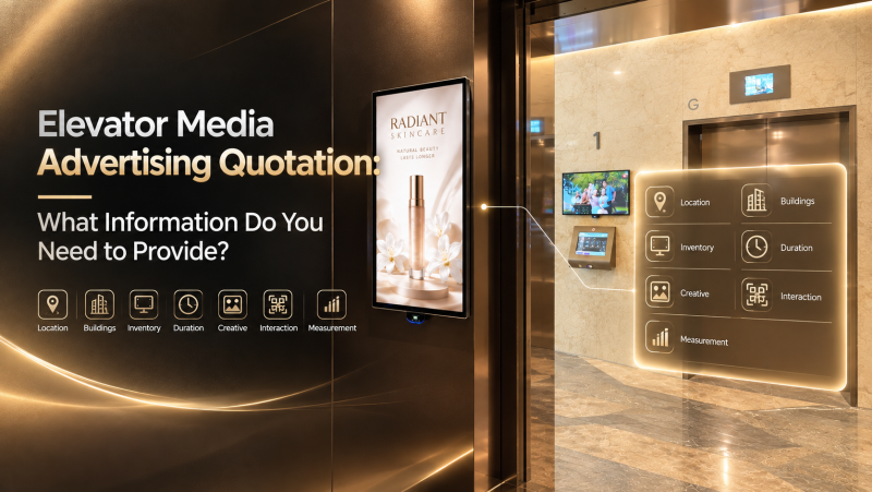 elevator media price