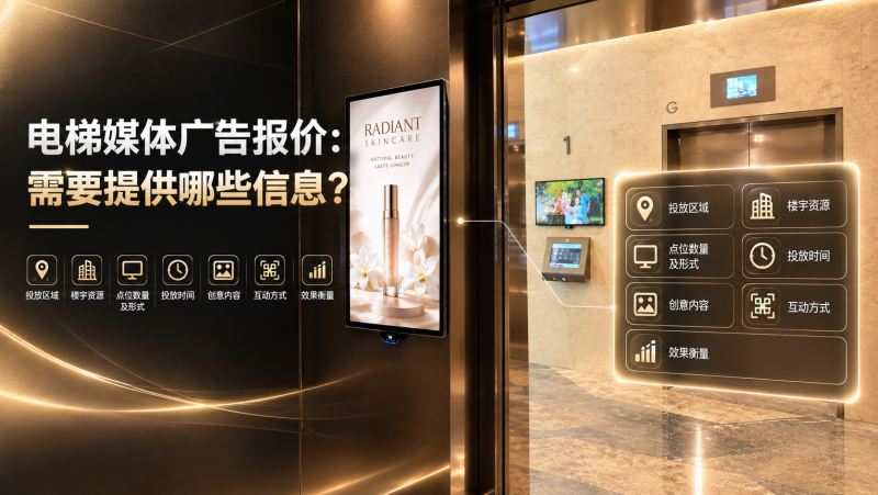 电梯媒体广告报价：需要提供哪些信息？
