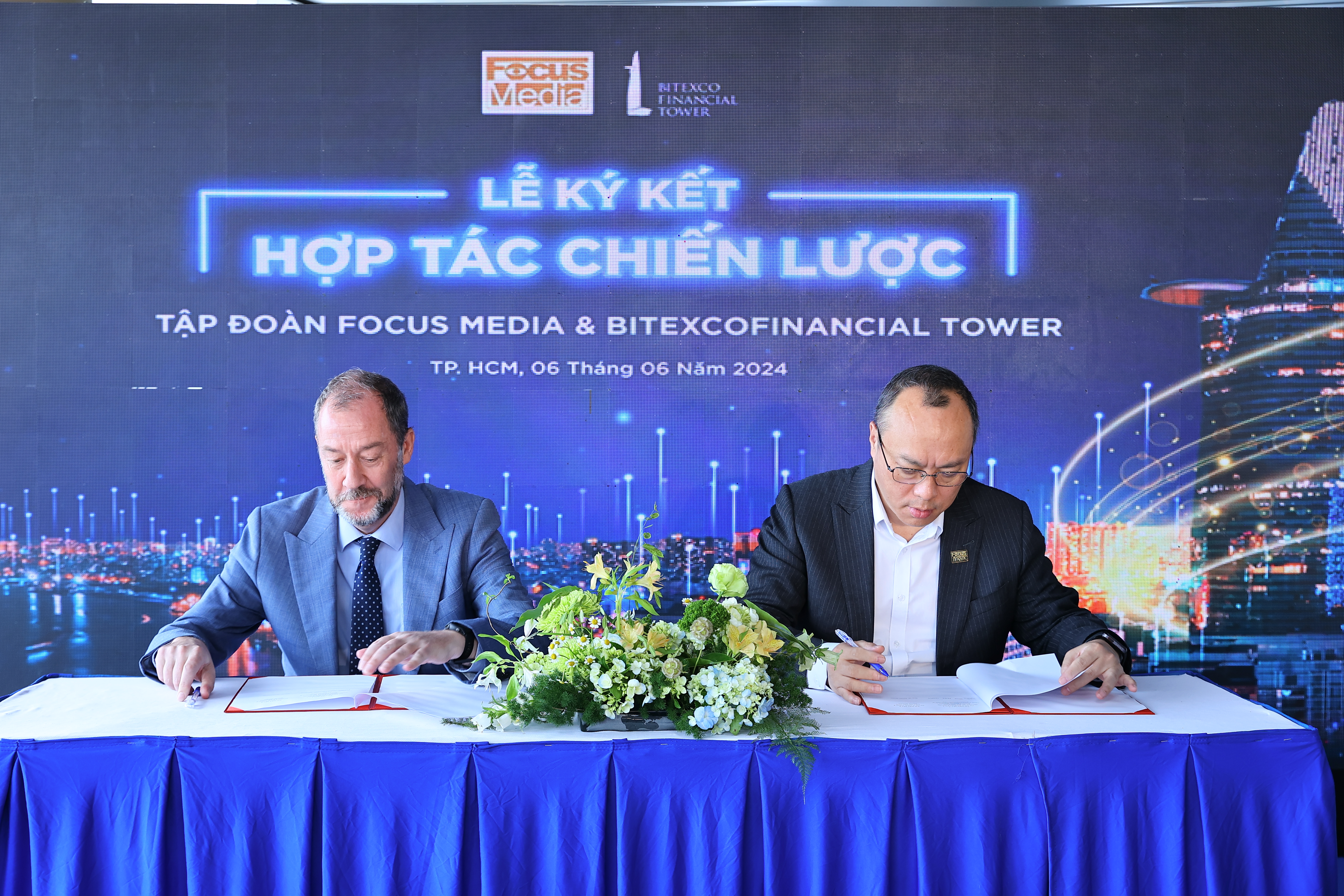 Bitexco Workplace và Focus Media ký kết hợp tác chiến lược