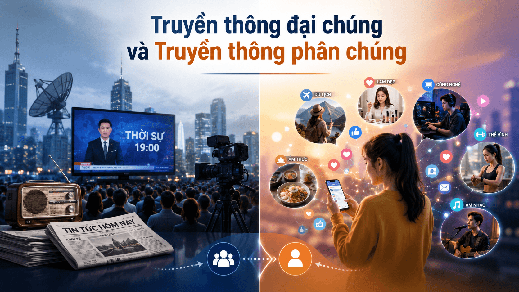 Truyền thông đại chúng và truyền thông phân chúng - Vì sao kỷ nguyên quảng cáo đại chúng đang nhường chỗ cho phân khúc mục tiêu