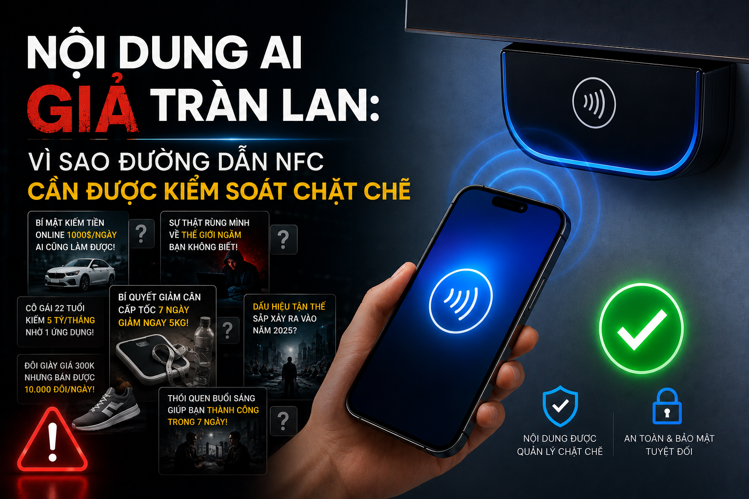 Nội Dung AI Giả Tràn Lan: Vì Sao Đường Dẫn NFC Cần Được Kiểm Soát Chặt Chẽ