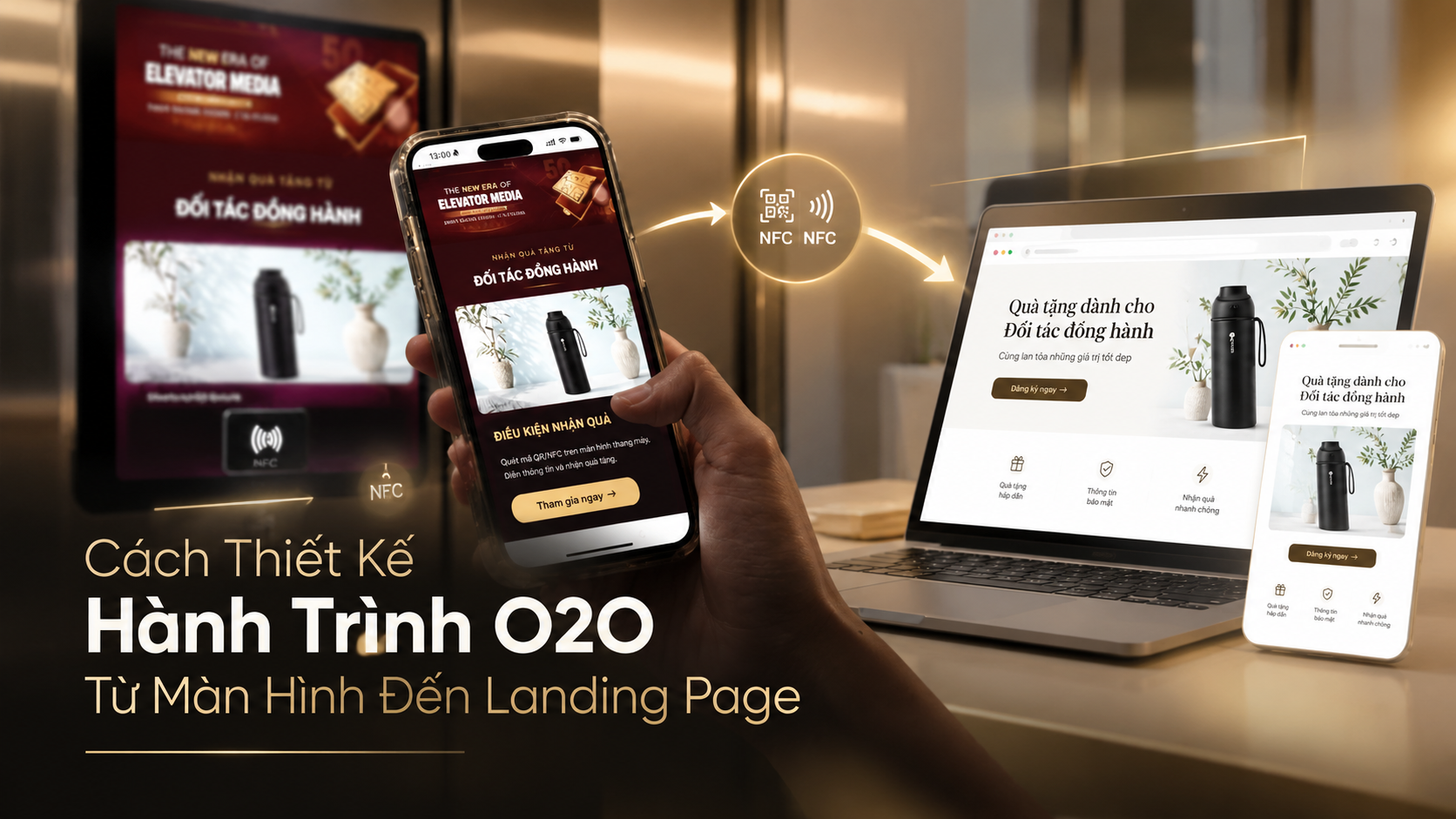 Cách Thiết Kế Hành Trình O2O Từ Màn Hình Đến Landing Page